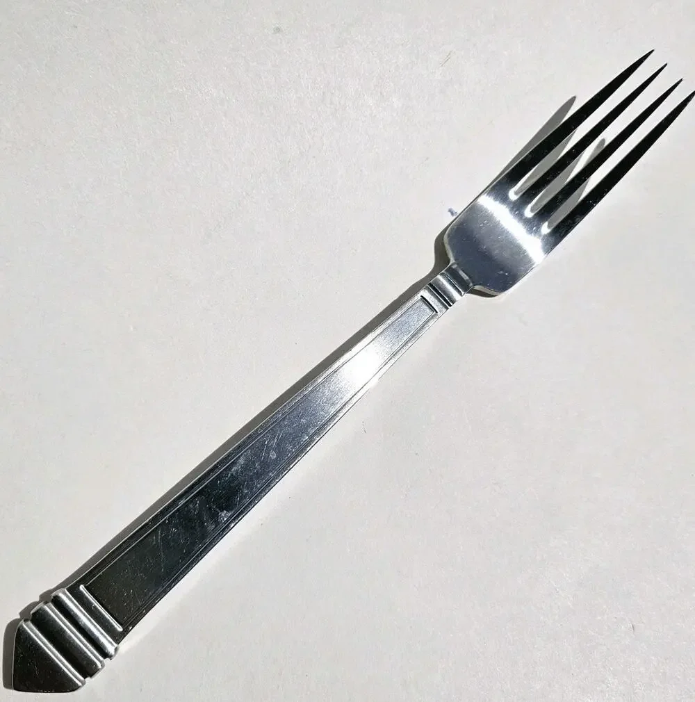 PYRAMID by Dansk Serving Fork Solid Stainless Steel 9.5